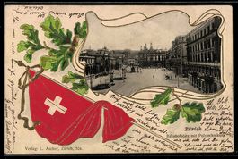 Präge-Lithographie Zürich, Bahnhofplat