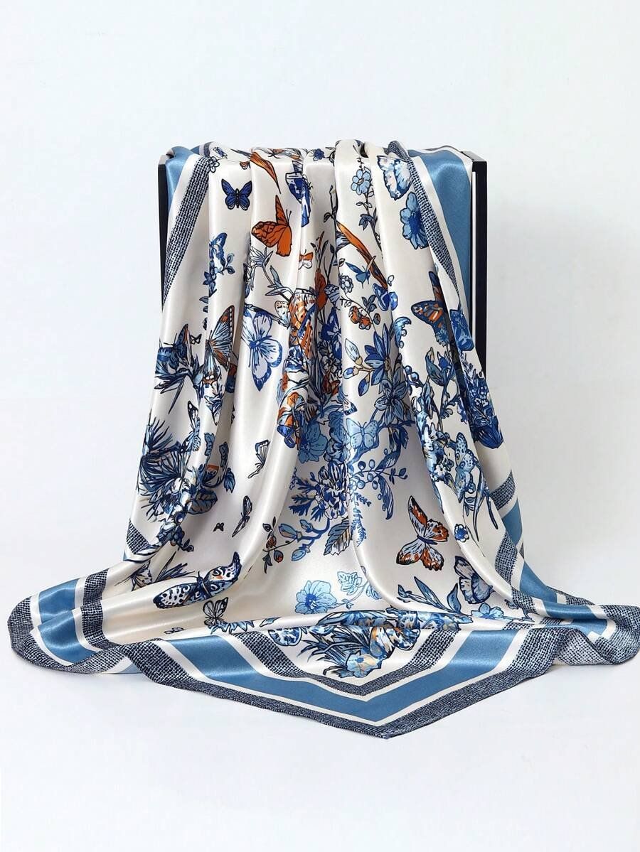 Foulard & Sciarpe: Elegante Foulard Bleu – Nuovo e nell'imballaggio originale da Bern venduto da Miraitrading