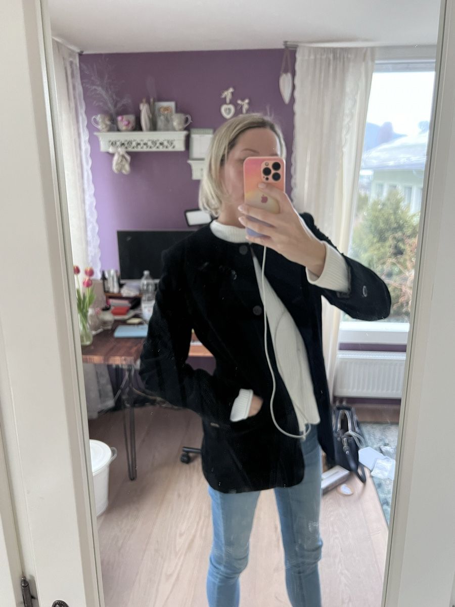 Completi & Tailleur: Longblazer aus Samt von Crisca, Gr 38 – Usato da Remigen venduto da lsp02 4