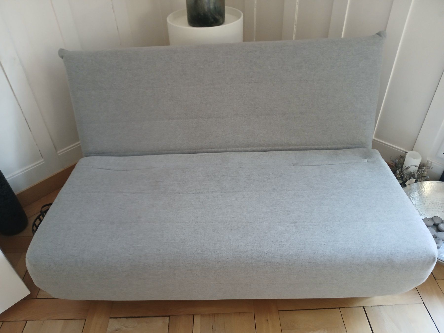 Micasa Divani: Sofa hellgrau, inkl. 2 Kissen – Usato da St. Gallen venduto da g.faessler 2