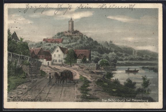 Cartes postales: Otto Thomasczek: Naumburg / Saale, Blick – D'occasion à Berlin par bartko-reher