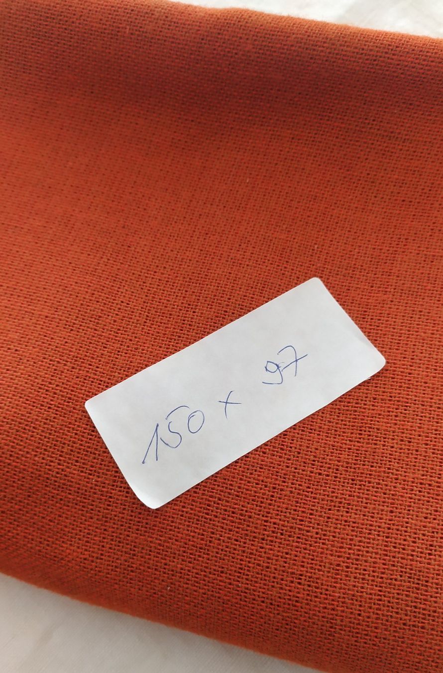 Sonstige Tischwäsche: Tischtuch orange/rostbraun 150x97 cm – Gebraucht aus Chezard St-Martin von Loucail 3
