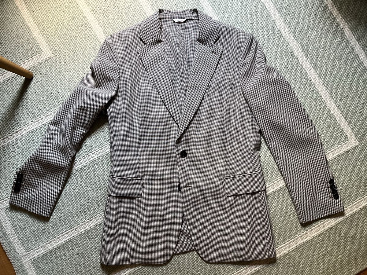 Anzüge: Fursac Summer Suit Virgin Wool Beige Cream Brown Checked – Neu (gemäss Beschreibung) aus Genève von ela_fg88 2