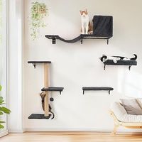 Katzen Kletterwand Kletterset 10 teilig Hängematte Haus