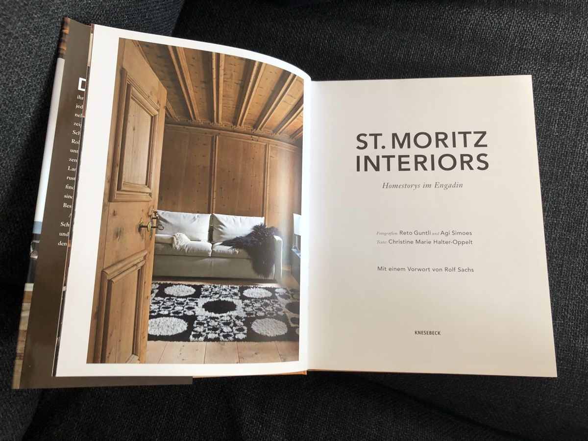 Libri: St. Moritz Interiors Homestorys im Engadin Buch – Usato da Näfels venduto da fritzjk 3