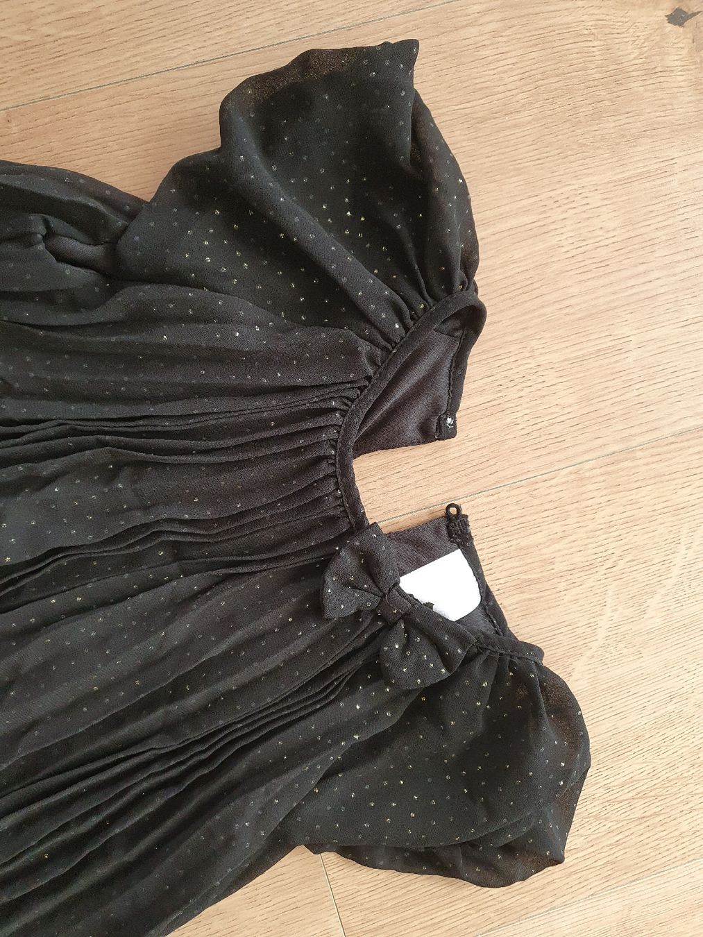 Vestiti & Gonne: Mädchen Festkleid mit Glitzerpunkte 122 – Usato da Niederönz venduto da STI88 2