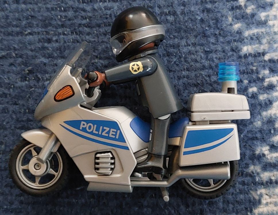 Faszinierend Playmobil Motorrad Polizei Ebenbild