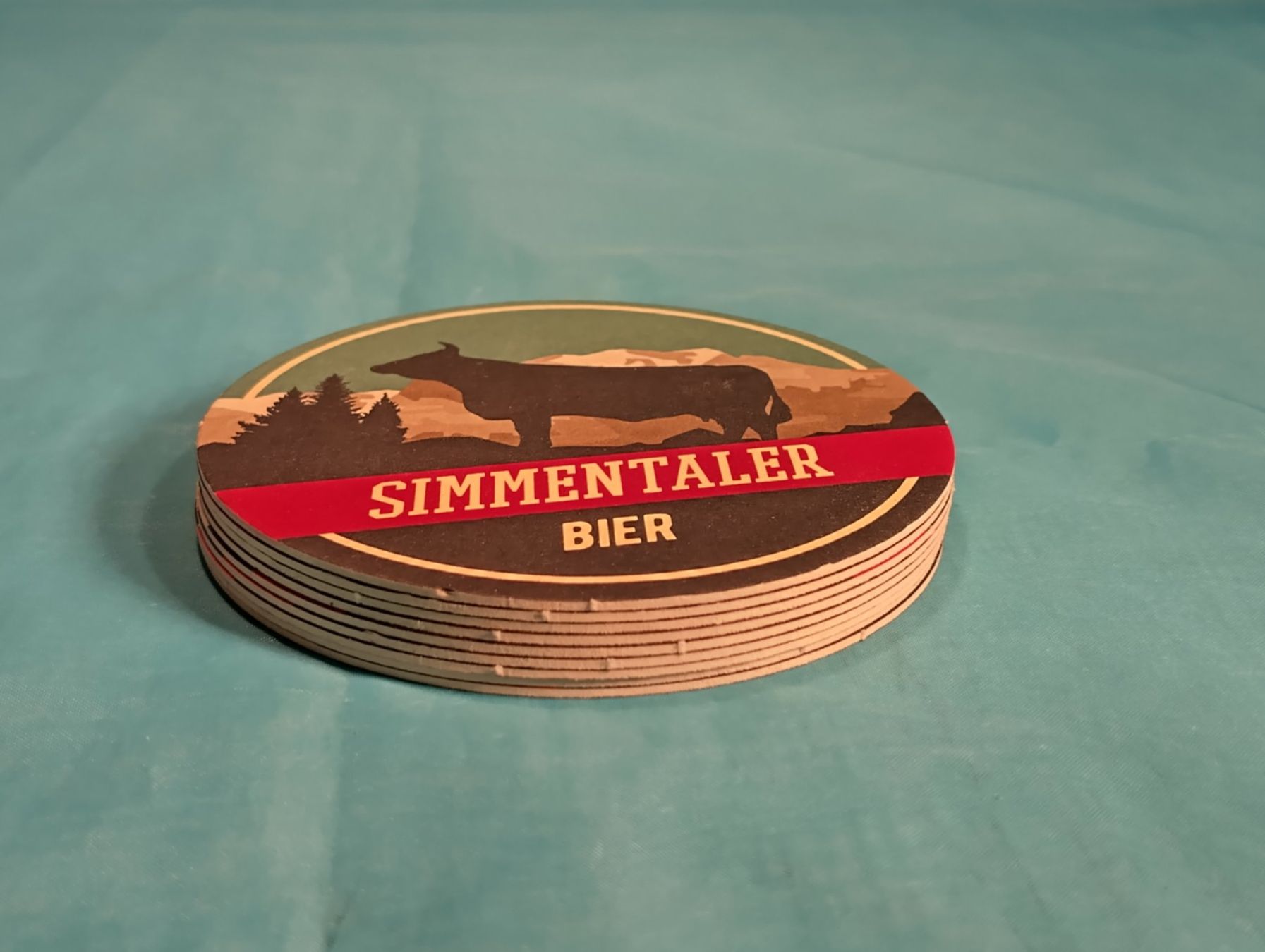 Untersetzer: 10 Untersetzer SIMMENTALER BIER – Neu (gemäss Beschreibung) aus Bellach von JingleCherry 1
