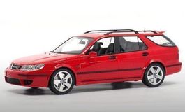 Saab 9-5 Sportcombi Aero Phase II 2001-2005 rot      1:18