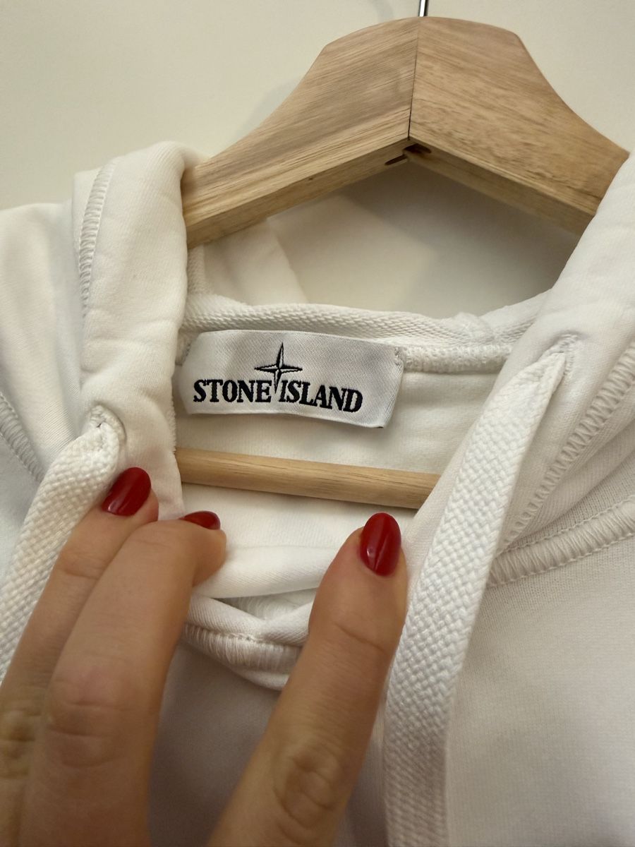 Stone Island Maglioni & Felpe: Stone Island Hoodie Weiss – Usato da Meggen venduto da strawberryfield 2