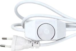Stromkabel 230V. mit Schalter + Dimmer auch für LED-Lampen