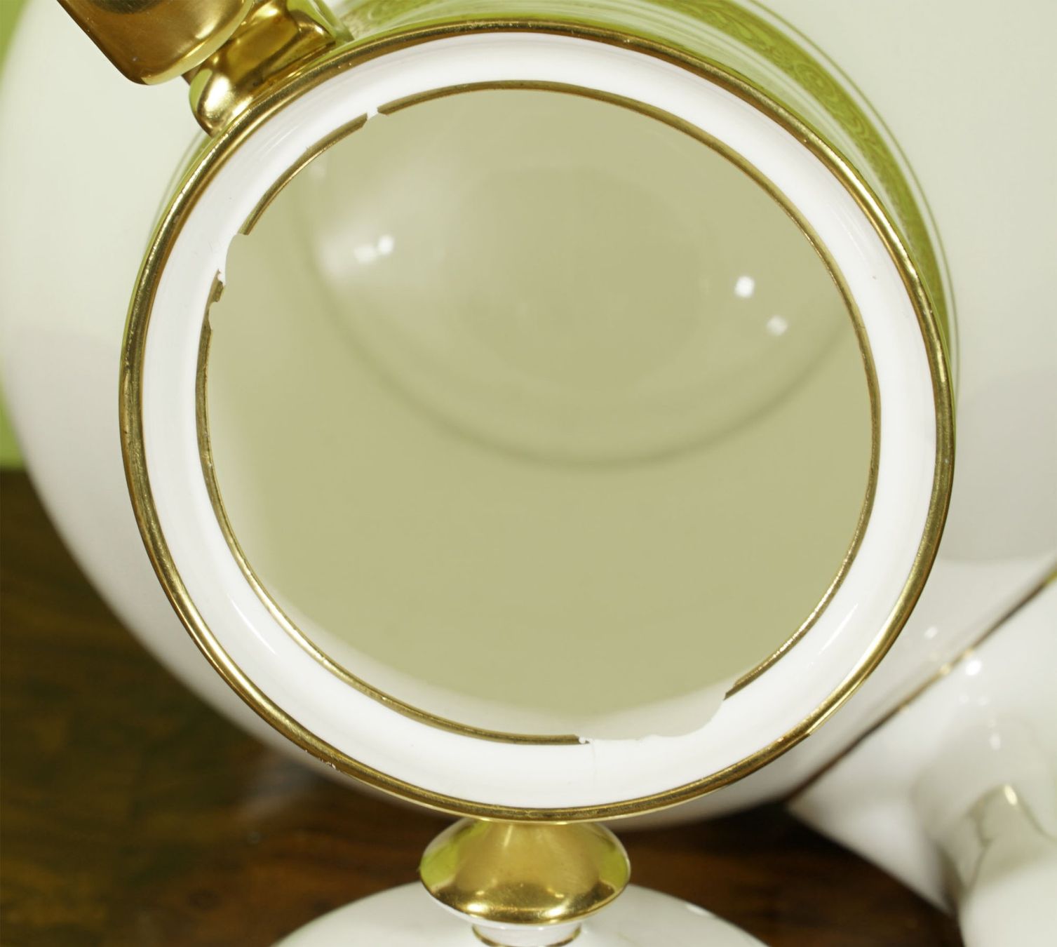 Set di piatti: exklusives Aynsley Mocca Service Argosy – Usato da Meggen venduto da Trouvaillen 9