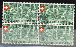 B26 mit verschobenem Rotdruck 4er Block für nur 1.--