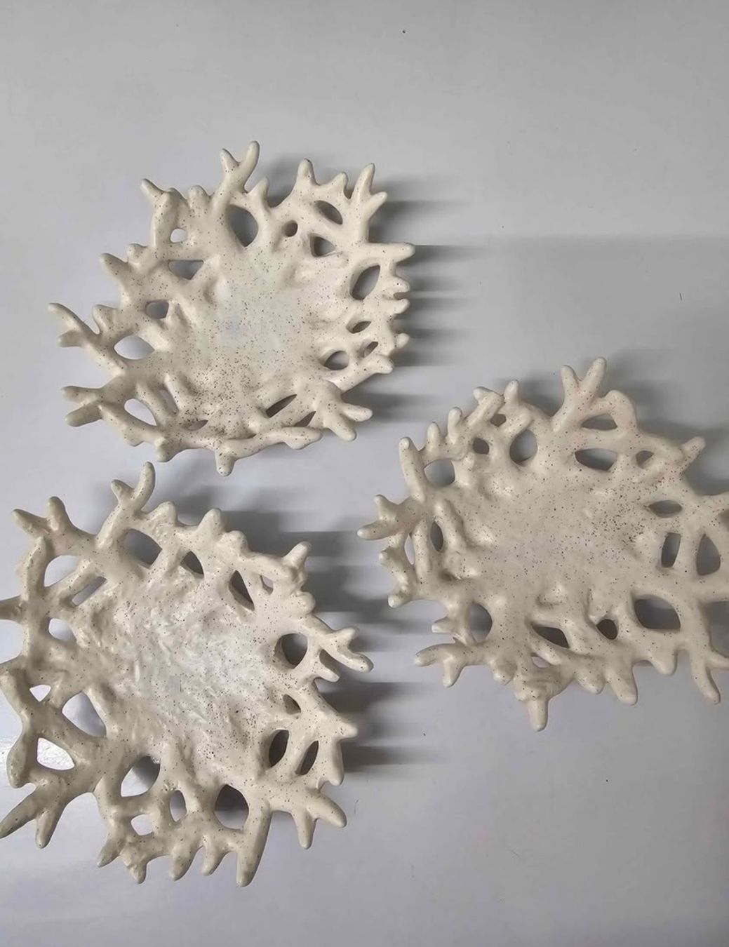 Tutte le decorazioni: Wunderschöne Keramik Schale Dekoschale weiss Korallendesign – Nuovo e nell'imballaggio originale da Matzingen venduto da FashionLady2 1