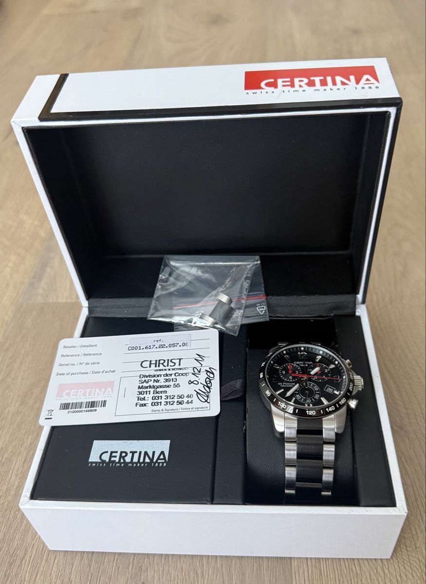 Certina Orologi: Certina DS Podium Big Size Chronograph – Usato da Kerzers venduto da Bebek1 4
