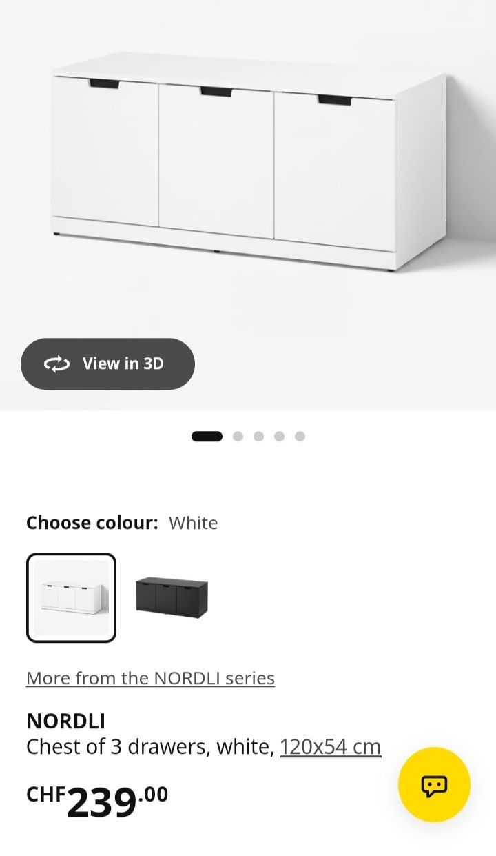 Ikea Commodes: Nordli Kommode – D'occasion à Glattbrugg par B_B 4