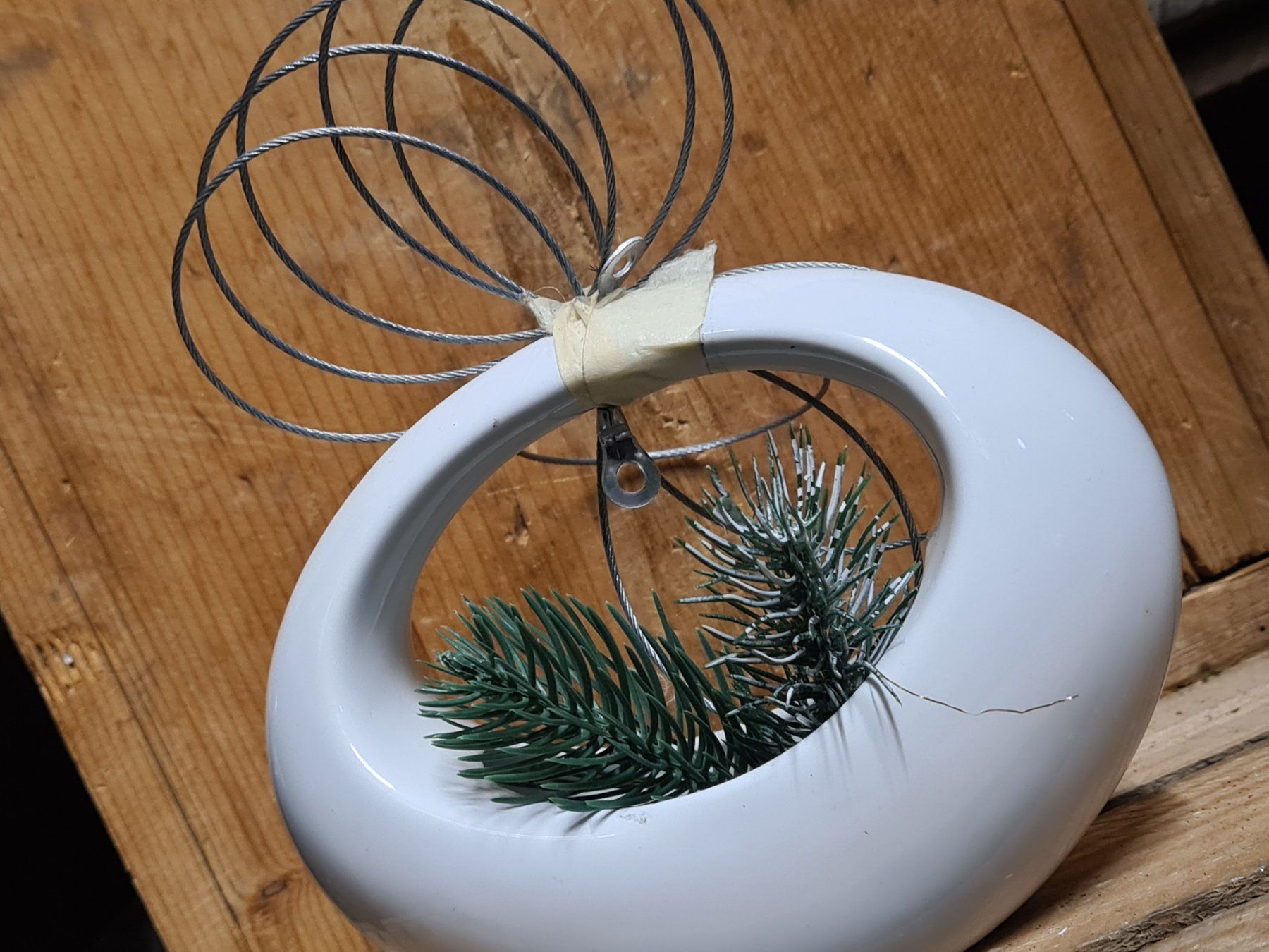 Vasi per fiori: Keramik Hänge Blumentopf, B15xH11 cm – Usato da Amriswil venduto da kleindeko 2
