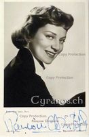 Françoise Christophe (1923-2012) Schauspielerin - Autogramm