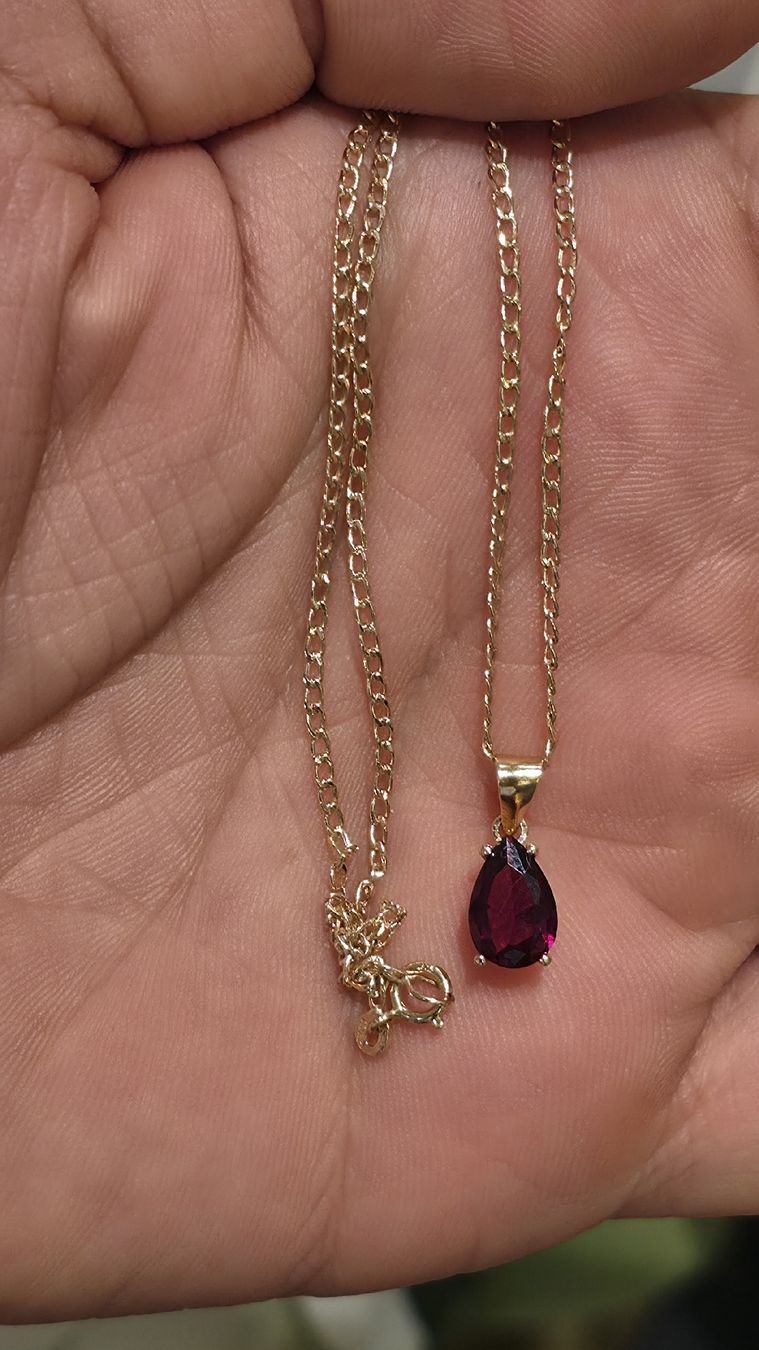 Catenine: Halskette Echtgold mit Rubin – Nuovo e nell'imballaggio originale da Hemmental venduto da BlingBling1