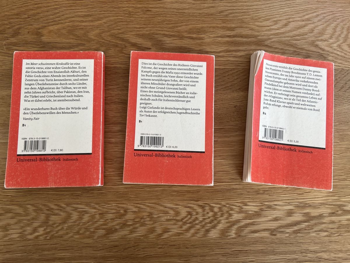 Bücher: Italienisch Reclam Bücher – Gebraucht aus Bühler von thyladriel 1