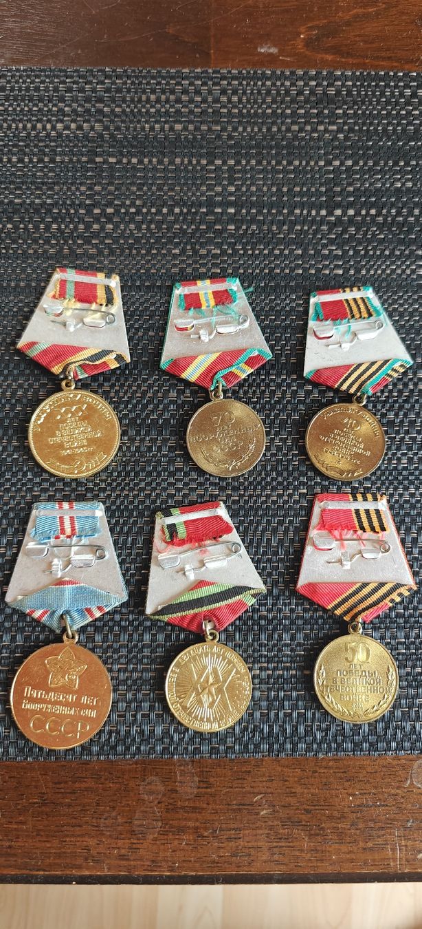 Medaillen: 6x WWII Medals Set USSR & Ukraine with Documents – Gebraucht aus Mühleberg von Volodymyr-45 7