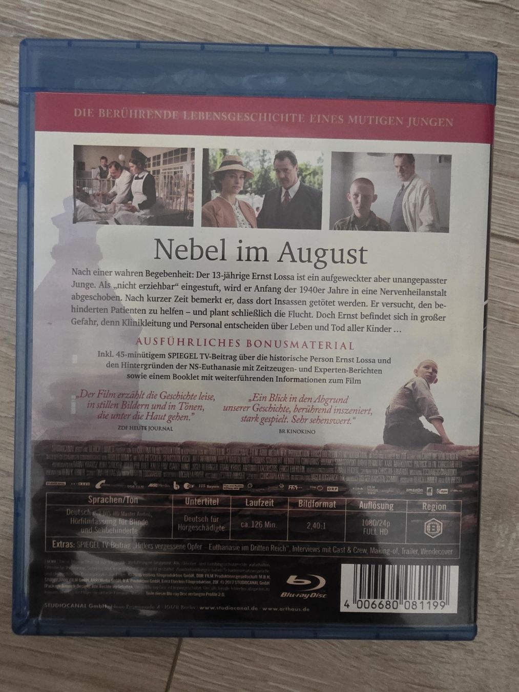 Tous les DVDs: Nebel im August Blu-ray – Neuf (Voir description) à Wigoltingen par Zuckerfee84 1