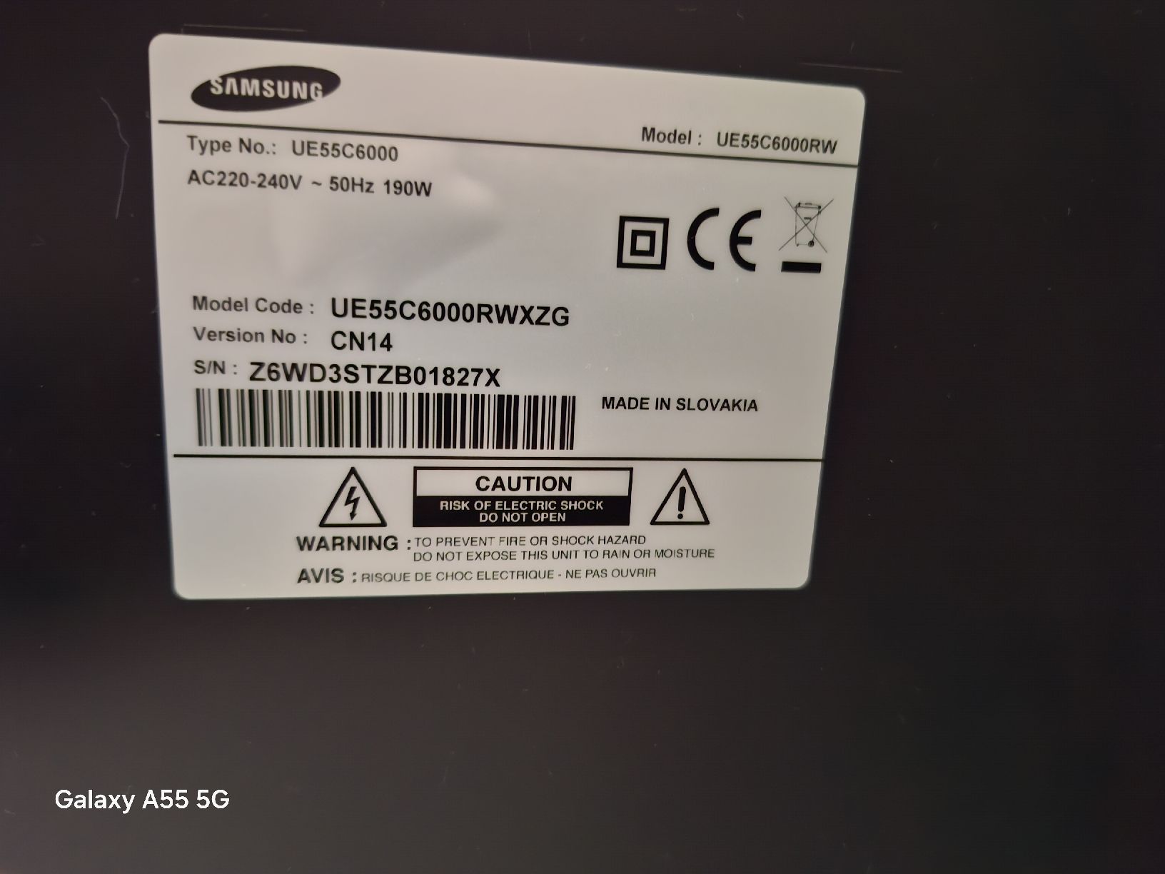 Televisori: Samsung Tv 55"zoll – Usato da Volketswil venduto da sza_d88n 1