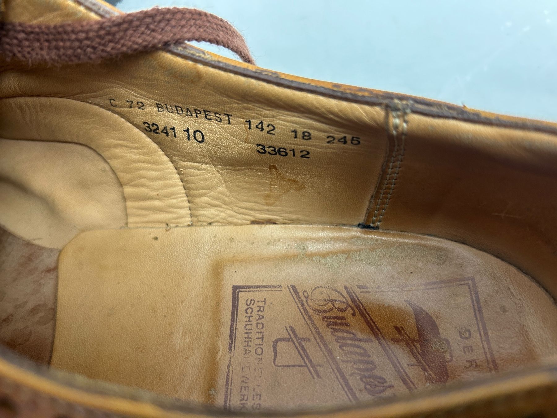 Scarpe da uomo: Herrenschuh, echte Budapester Wintertauglich, Gr. 10 – Usato da Rheineck venduto da emma.gut 8