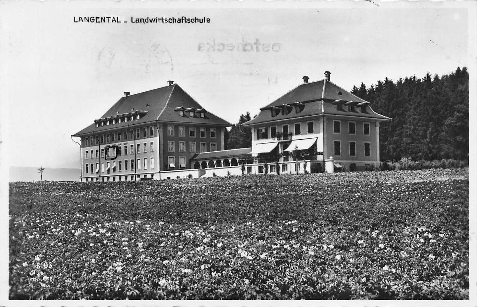 Cartoline postali: Langental landwirtschaftschule – Usato da Biasca venduto da Blenio71