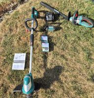 Bosch Akku-Heckenschere 36V & Akku-Rasentrimmer 36V