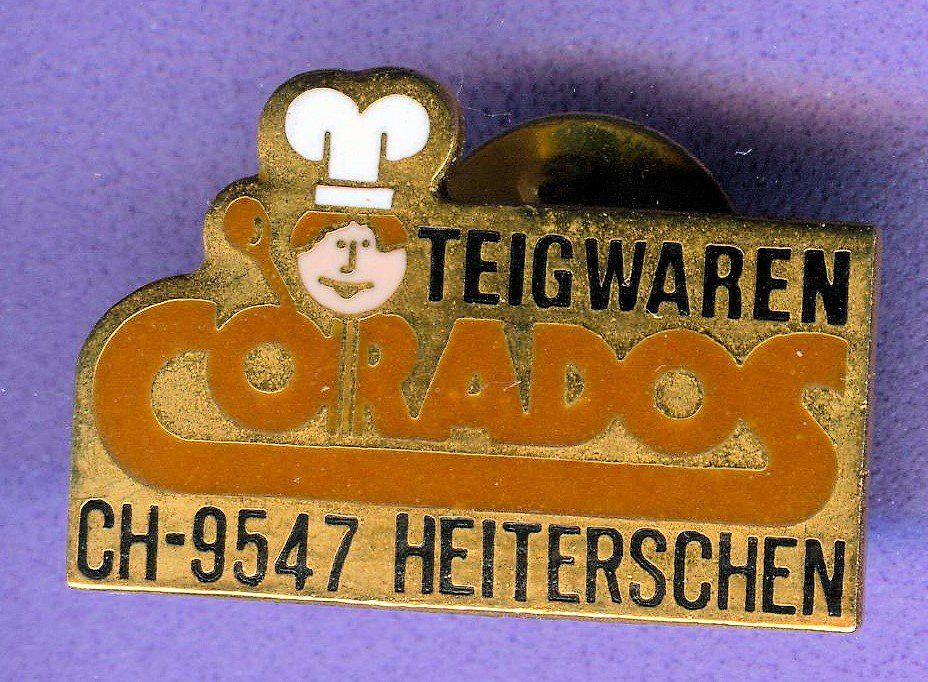 Placchette & Badge: CORADOS  Teigwaren  HEITERSCHEN – Usato da Winterthur venduto da Sammleroase