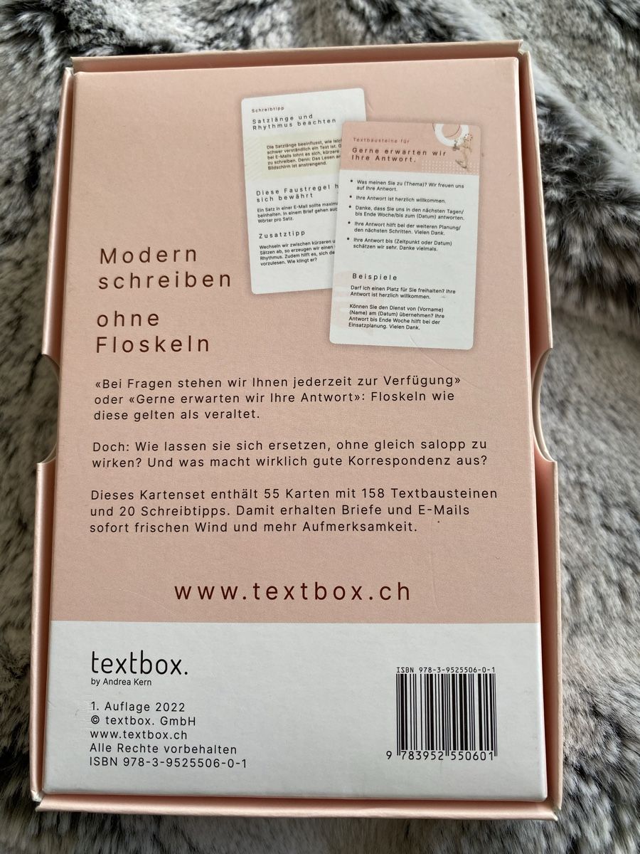 Libri: Textbox Moderne Korrespondenz Andrea Kern – Nuovo (secondo la descrizione) da Eggiwil venduto da Mic2304 1