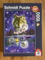 Schmidt Puzzle 1000 pieces Loups et clair de lune