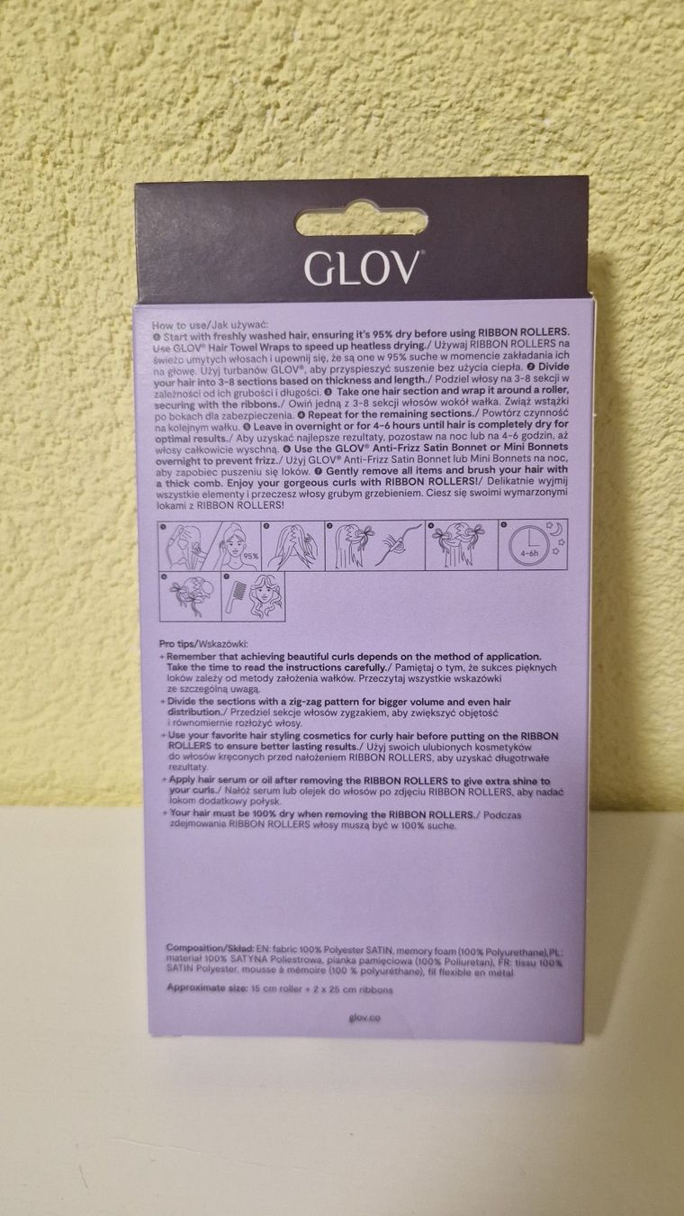 Kissen: Glov CoolCurl Pillow Ribbon Rollers – Neu und originalverpackt aus Uznach von Nuala14 1