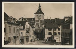 Liestal, Strassenpartie am Tor mit Resta