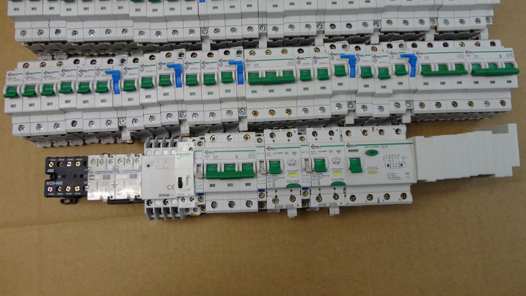 Alimentazione elettrica: FI/LS WEBER UNILINE Leitungsschutzschalter – Usato da Emmen venduto da Dora024 4