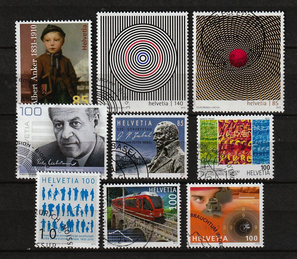 Tutti i francobolli: 2010 neue Schweizer Briefmarken – Usato da Arlesheim venduto da gaugi43