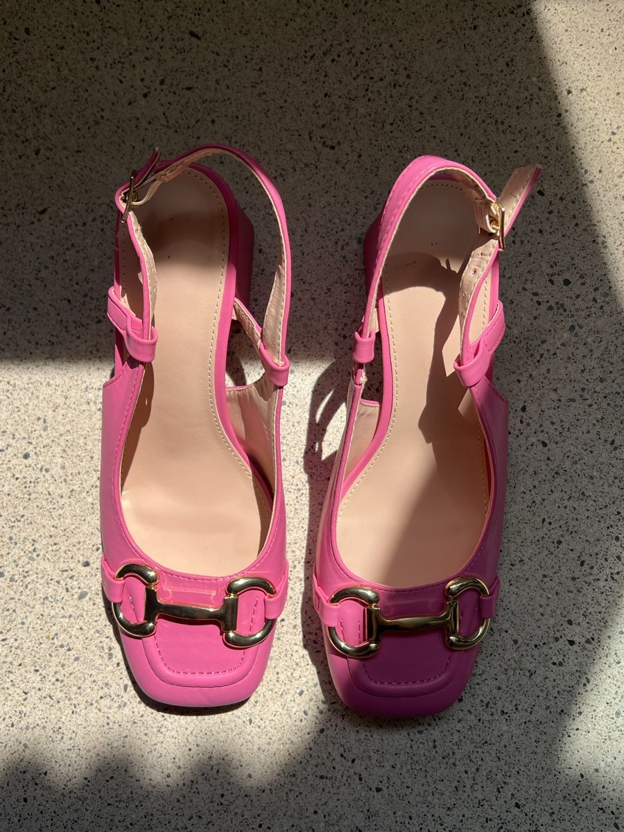 Scarpe da donna: Pinke Pumps mit Schnalle – Nuovo (secondo la descrizione) da Zufikon venduto da enyame1231 2