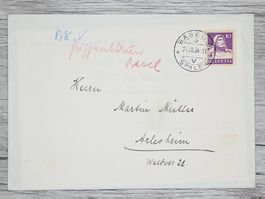 CL21 Enveloppe + Timbre Suisse 1934
