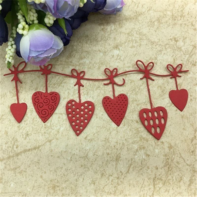 Sciablone: HERZCHEN MIT SCHLEIFE STANZSCHABLONE – Nuovo e nell'imballaggio originale da Affoltern am Albis venduto da scrapbooking 2