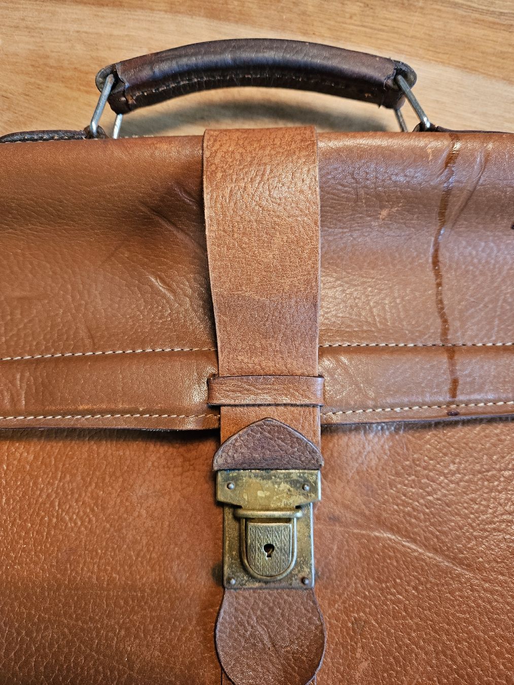 Valises & Sacs: vintage Ledermappe Aktentasche – D'occasion à Winterthur par Dsc3 1