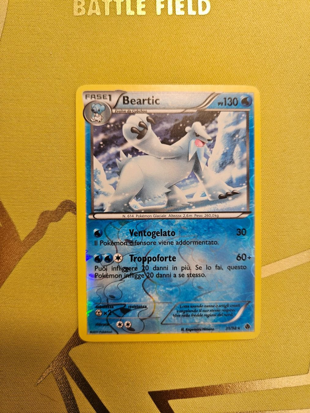 Pokémon Carte collezionabili: Emerging Powers - Beartic – Usato da Bellinzona venduto da Pokemarco