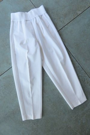 LE TRICOT P. Designer-Bundfaltenhose Kurzform Grösse S