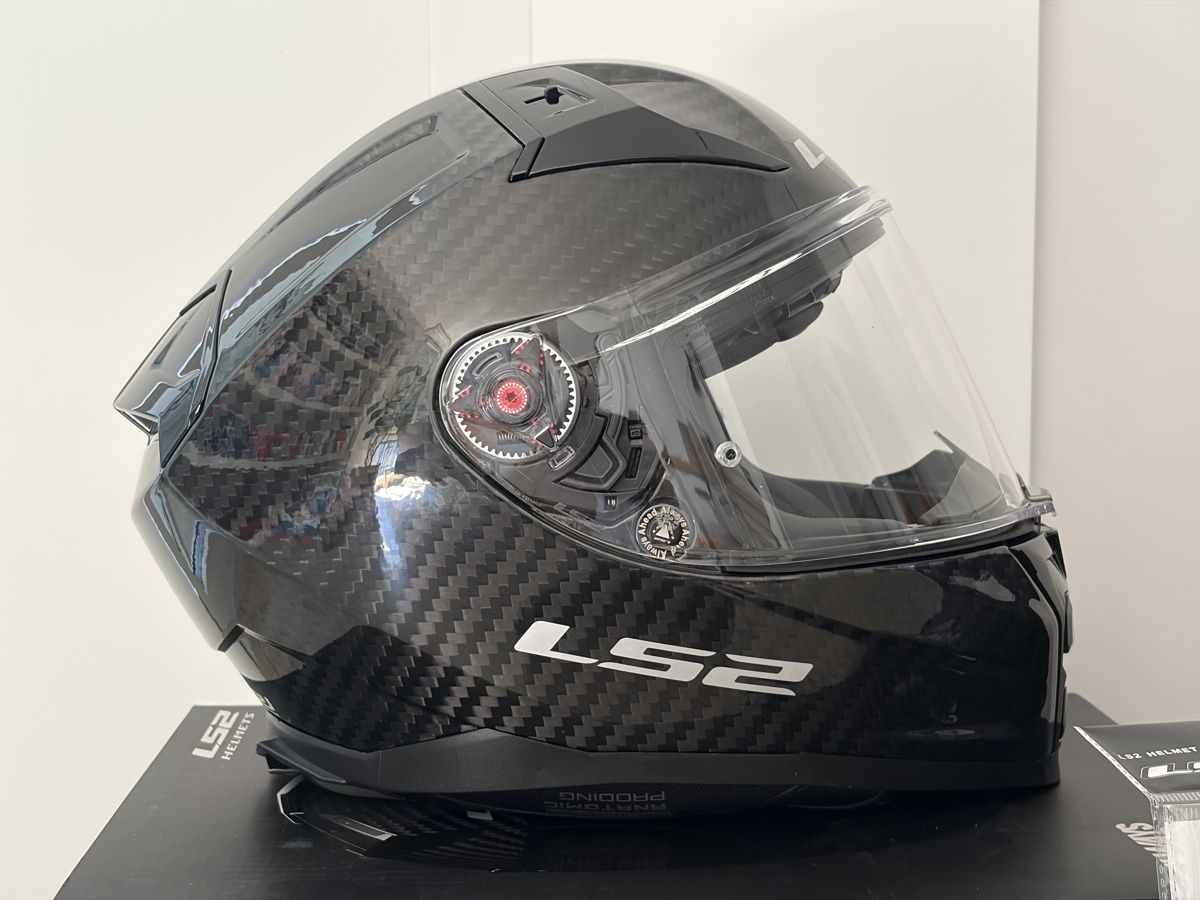 Caschi & visiere: LS2 Vector II Carbon Helm M, glänzend, mit Zubehör – Nuovo (secondo la descrizione) da Zürich venduto da markus767 4