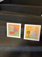 2 tableaux pour chambre d'enfant IKEA