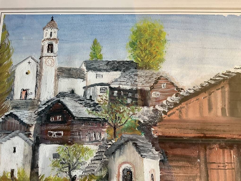 Gemälde: Quadro  Bosco Gurin – Gebraucht aus Gudo von ele_7h2r 1