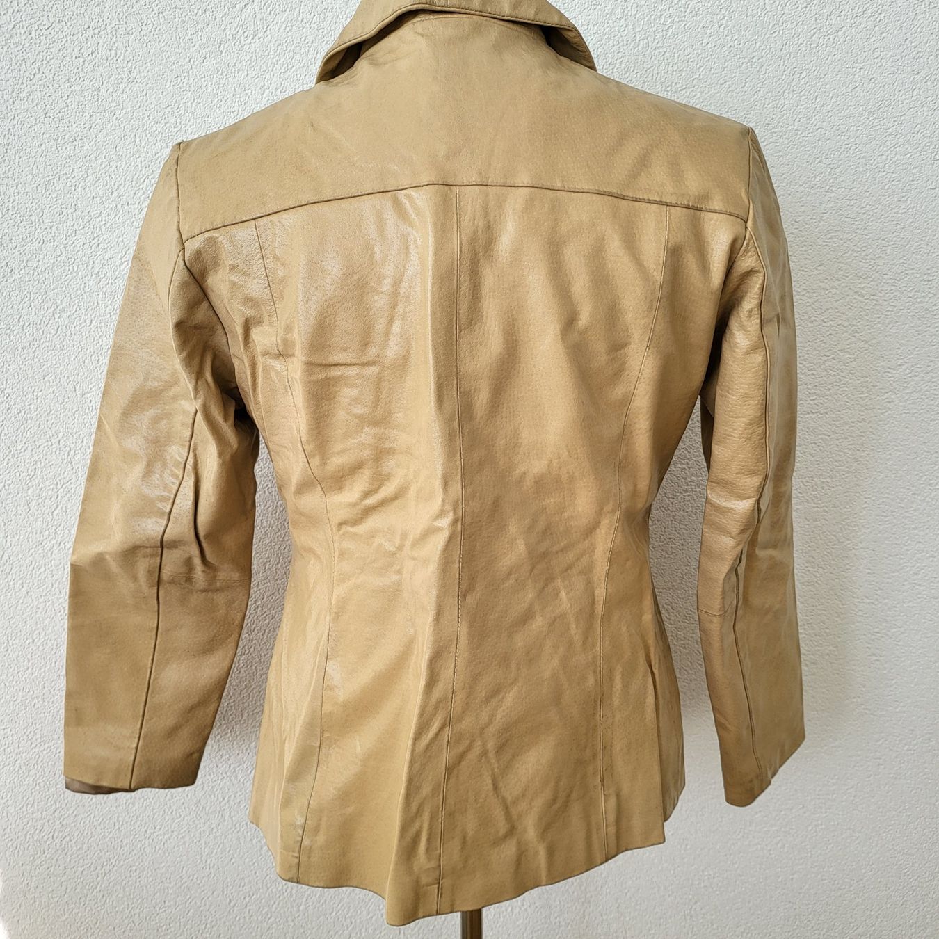 Jacken: Lederjacke, beige, gebraucht, Gr. L – Neu (gemäss Beschreibung) aus Rorschach von mat_5zzq 3