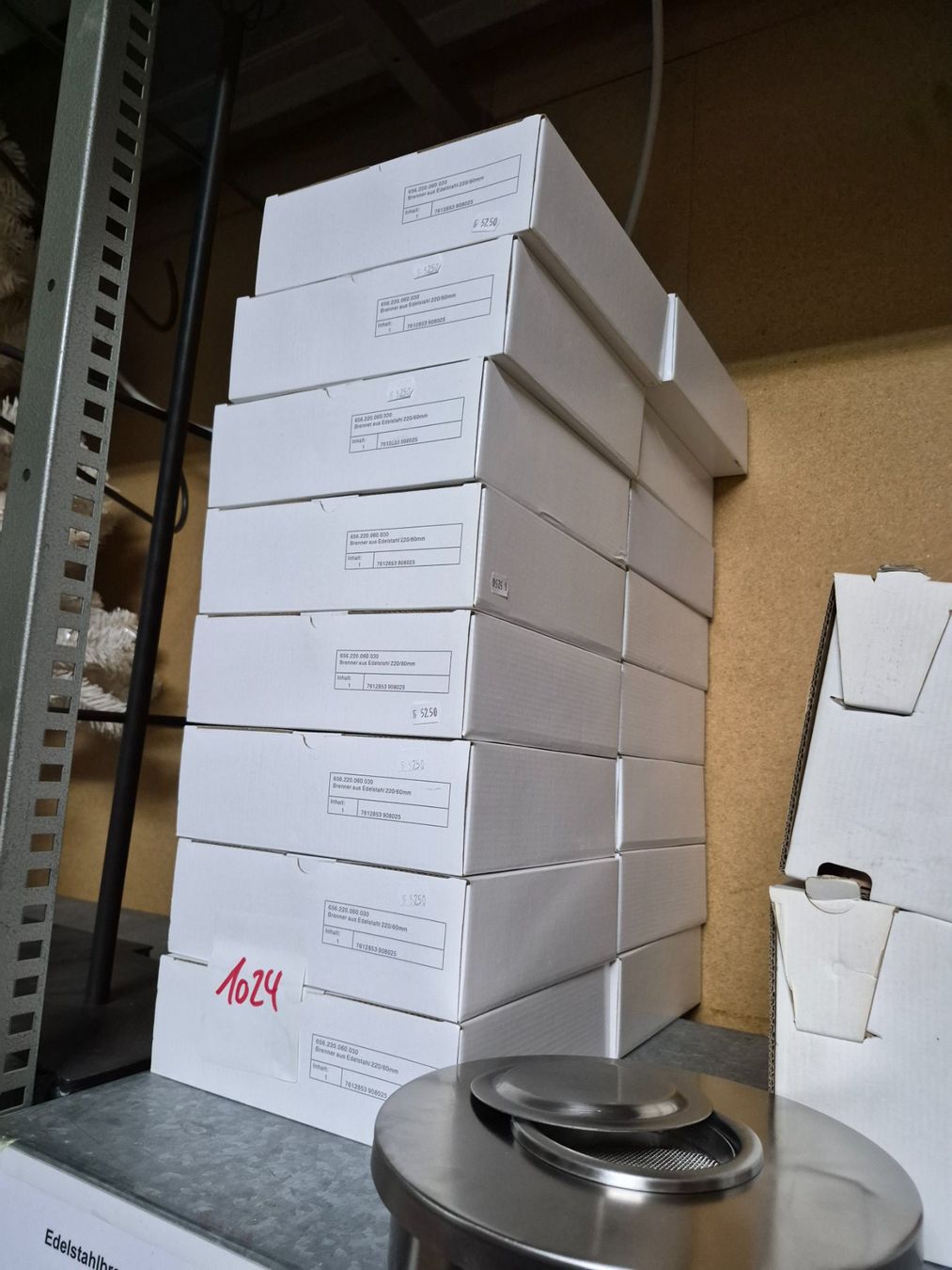 Candele: 1024 Posten Edelstahlbrenner aus Liq – Nuovo (secondo la descrizione) da Derendingen venduto da Meisterstuecke 2