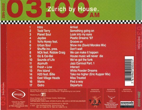 CDs: Zürich by House 3:00 am – Neu (gemäss Beschreibung) aus Hellikon von Jogi73 1