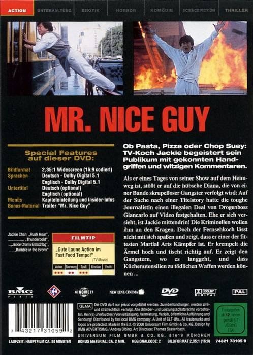 Tutti i DVDs: Mr. Nice Guy (Jackie Chan) – Nuovo (secondo la descrizione) da Volketswil venduto da Fraese1 1